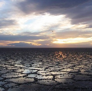 دریاچه نمک کویر مرنجاب